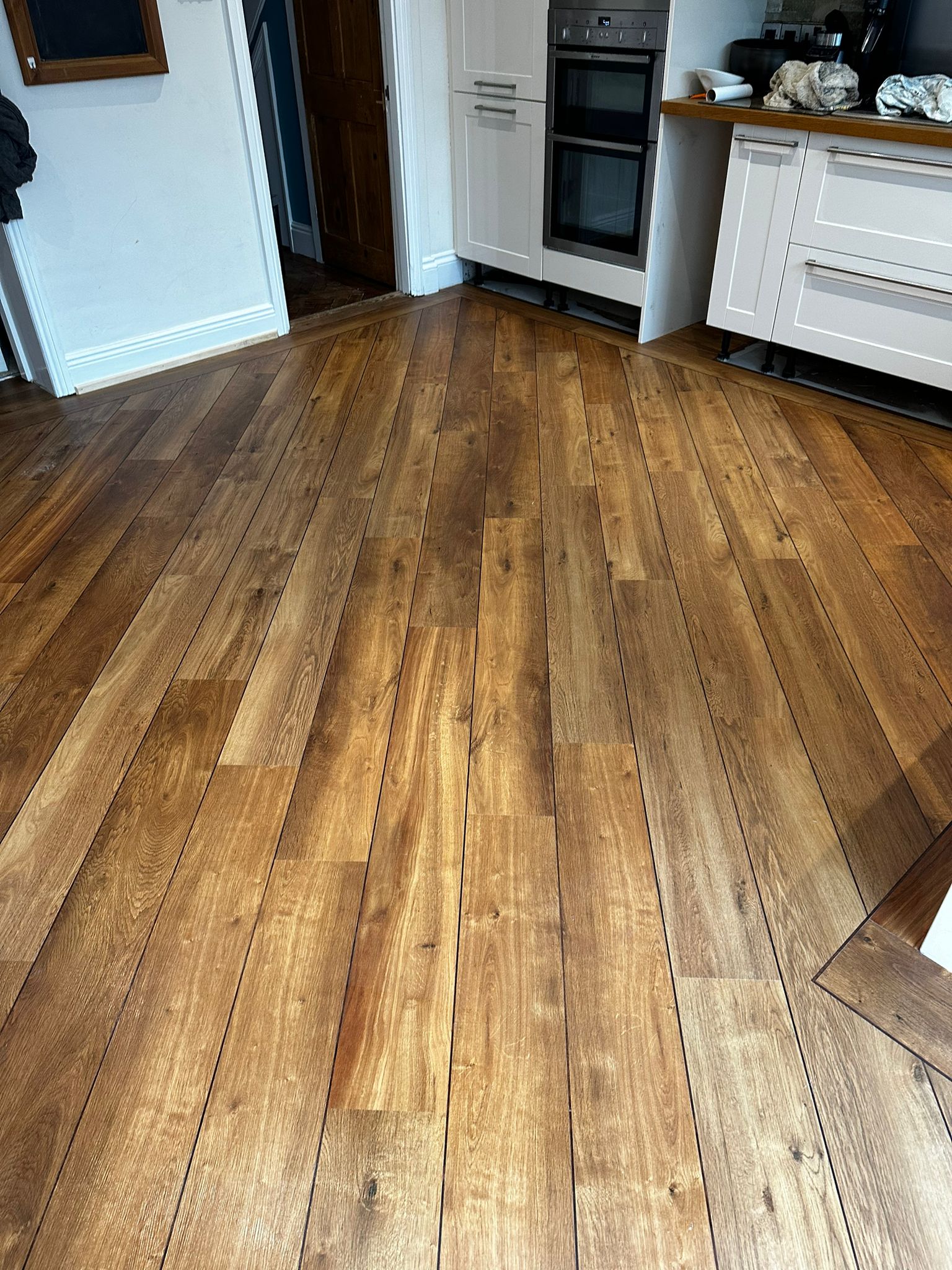 Karndean - Van Gogh - Classic Oak - On A Kitchen Floor