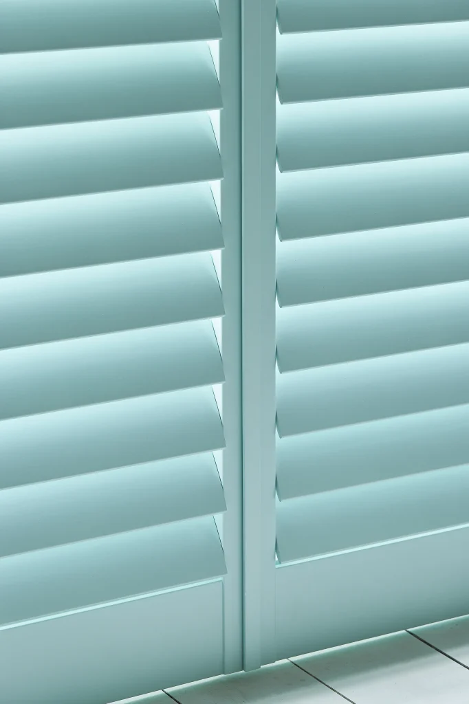 Paulownia, custom icy blue, french door, detail, astragal