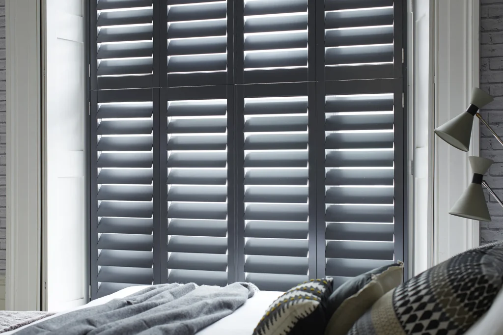 Paulownia shutters fitted with original